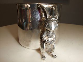 Reed & Barton Silverplate Childs Cup PETER RABBIT