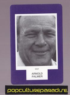 ARNOLD PALMER Golf Star PGA RARE BOARD GAME PHOTO CARD