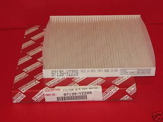 TOYOTA TACOMA 06 12 GENUINE OEM FACTORY CABIN AIR FILTER NEW 