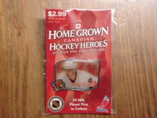 2003 04 HOME GROWN CANADIAN HOCKEY HEROES PIN COLLECTION JASON SPEZZA 