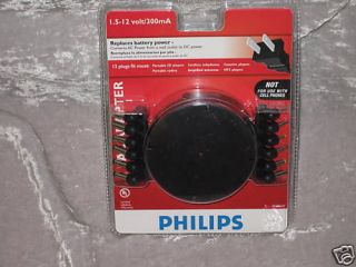 Philips AC to DC CD Radio Telephones  Cassette NEW