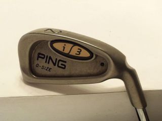 PING i3 O SIZE # 2 IRON RIGHT HANDED BLACK DOT  JZ REG STEEL 