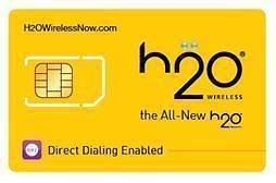 Prepaid H20 Wireless Sim/Micro Sim Card w/ Your Own Area Code+Free 