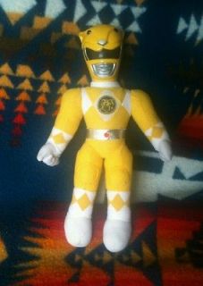 Original Yellow Mighty Morphin Power Rangers Doll