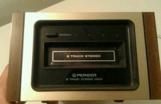 Vintage Pioneer 8 Track Stereo Home Tape Deck Player