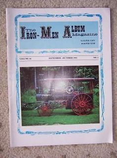   Iron Men Album Magazine Steam Engine 1913 Case Watkins Farm Ads G