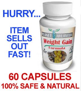 Gain Weight Pills Tablets for WOMEN & MEN Fast  QTY 60