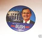 Campaign Pin Pinback Political Button GEORGE H.W. BUSH