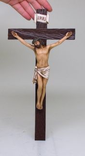   CRUCIFIX JESUS ON CROSS CALVARY WALL PLAQUE STATUE CHRISTIAN CATHOLIC