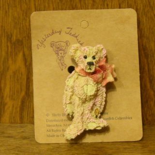 Heartfelt Shelly Bears Pins #YT9854 PINK BEAR mint/tags NEW from our 