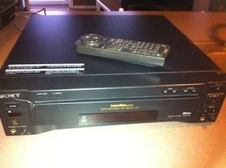 Sony Laser Disc Player MDP 600 & Remote RMT M19A