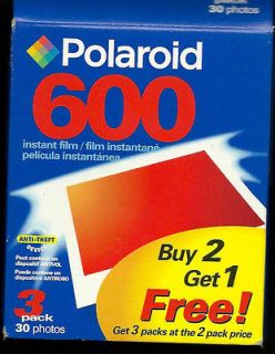 Polaroid 600 Film   10 Total Photos   Completely Sealed & Unopened 