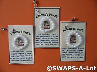 Mini Juliettes Pearls Juliette Low SWAPS Scout SWAPS Kit for Girl 