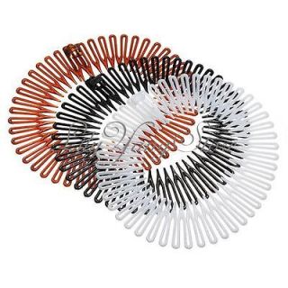 Plastic Stretch Sport Hair Band Full Circle Flexible Comb Teeth 