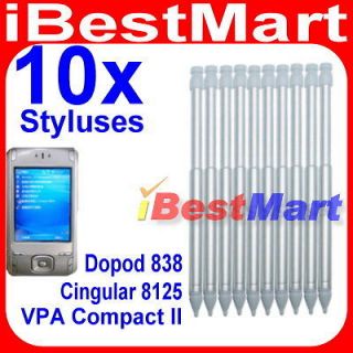 10x Dopod 838 Cingular 8125 VPA Compact II Metal Stylus