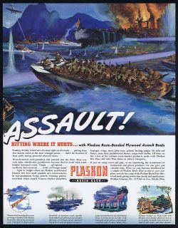 1942 Plaskon Resin Glue Plywood WWII Assault Boats Vintage Sessions 