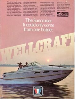 Wellcraft Suncruiser 255 1980 Ad