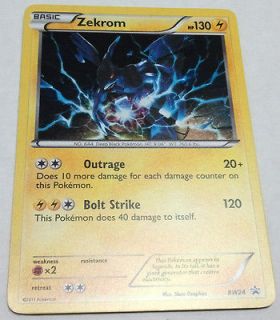 Pokemon Zekrom BW24 Holo Promo Card from Pokemon Legendary Collection