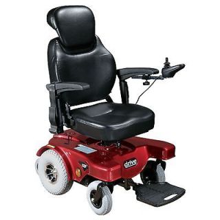   Sunfire General Rear Wheel Drive Power Wheelchair 400LB Cap Red