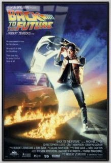 BACK TO THE FUTURE   FRAMED MOVIE POSTER (27 X 40)