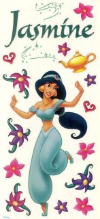   Disneyland Vacation Disney Movie Princess Jasmine 12x6 inch Stickers