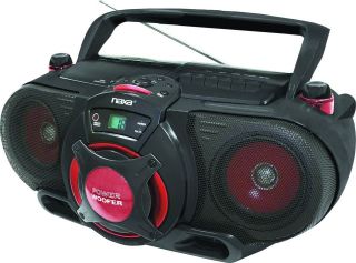 Naxa Portable /CD AM/FM Radio Cassette Player/Recorde​r with 