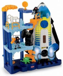 Fisher Price Kids fun Play Imaginext Space Shuttle and Tower childs 