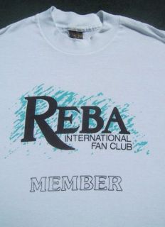 vintage REBA McENTIRE fan club member SMALL T SHIRT
