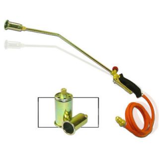 Propane Torch w/2 Extra Nozzle Ice Melter Weed Burner Lawn Garden 