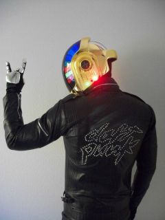 Complete Daft Punk Guy Manuel Costume  Helmet, Gloves, Jacket, Pants 