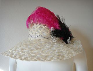   Derby~Wedding Party Garden Tea Style Graceful Decor QUALITY Hat~NEW