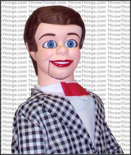 VENTRILOQUIST DUMMY PUPPET FIGURE/ANGRY OLD GRAMPS/ACRYLIC DENTURE 