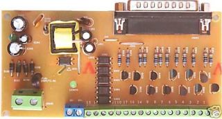 CNC PARALLEL PORT SOFTWARE BREAKOUT BOARD CONTROLLER FOR PC COMPUTER 