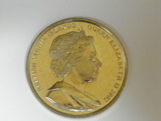 2002 Virgin Islands Queen Elizabeth Sept 11th $1 Coin