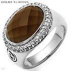 DAVID YURMAN Diamond & Quartz Silver Ring