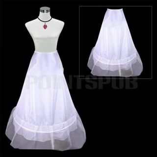 White Ball Gown Wedding Dress Petticoat Slip Crinoline
