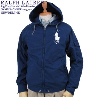 NWT Polo Ralph Lauren Big Pony Waimea Hooded Windbreaker S M L XL XXL 