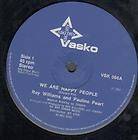 RAY WILLIAMS AND PAULINE PEART we are happy people 12 2 track b/w 