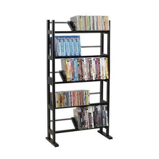 Tier Shelf Shelves Media CD DVD Rack Stand Organizer Holder Storage 