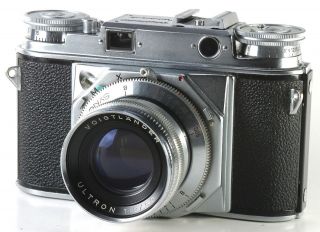 Voigtlander Prominent 35mm Rangefinder w/Ultron 50mm f2 EXC+ (B57944)