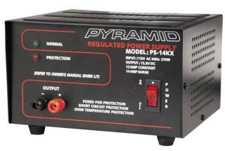 Pyramid PS14KX Regulated 13.8V DC 12/14 Amp 270 Watt Power Supply