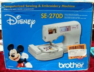 BROTHER SE 270D Sewing and Computerized Embroidery Machine   DISNEY