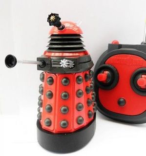 Doctor Who REMOTE CONTROL *RED DALEK* Figure NEW SEALED RC TALKING