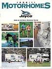 1998 Jayco Motorhomes RV Brochure Motorhome Recreational Vehicle