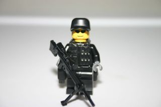 Lego Custom Sniper Minifigure Swat Police Officer Army Builder Gun