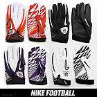 Nike Vapor Carbon NFL Football Gloves Red and White Large