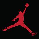   Jordan Jumpman Logo 18 Vinyl Wall Car Window Decal Sticker (Red