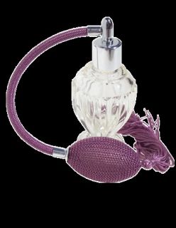   Perfume Spray Empty Glass Bottle Atomizer Refillable Lavender New