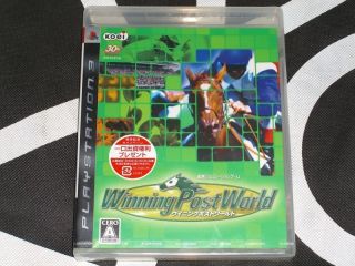 Playstation 3 PS3 Japan New Winning Post World Horse