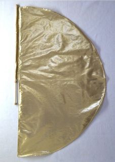   . Size Angels Wing Flag w Pole   Gold Lame   Christian Worship Dance